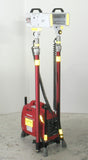 Dual V-Spec LED LENTRY Light Model 1SPECXX shown with the all-terrain legs and telescoping lights fully retracted, which still stands around 4.5-feet tall.