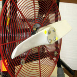 Ventry Safety Propeller shown on a Ventry Fan with the front guard removed