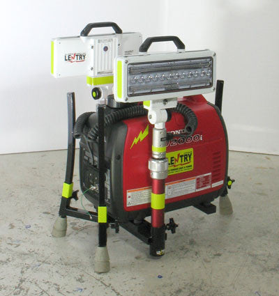 Dual V-Spec LED LENTRY Light System model 2SPECSS fully retracted