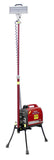 All-Terrain Lentry LED Lighting System Model 2SPECX shown fully extended, standing at 9-feet tall