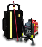 Lentry Lighting System Model 2TWSPX-C34 shown disassembled and ready for transport or storage.