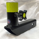 Close-up of Lentry Lighting System's Receiver Hitch Pole Mount