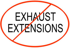 Just say No to an exhaust extension on your PPV fan!