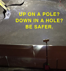 Pole work? Trench work? This lighting will make the job easier and safer.
