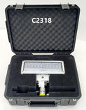 Case C2318, of Lentry Utility Lighting System Model SPECH-SS-C23, shown open with the LED light head inside