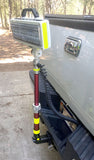 Even the standard height LED works great mounted in LENTRY Lighting System's Receiver Hitch Pole Mount
